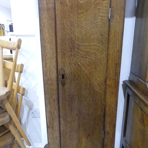 392 - George Green, Leicester, an 18th century oak 8-day Longcase Clock, with two-weight movement striking... 