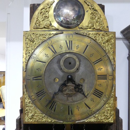 392 - George Green, Leicester, an 18th century oak 8-day Longcase Clock, with two-weight movement striking... 