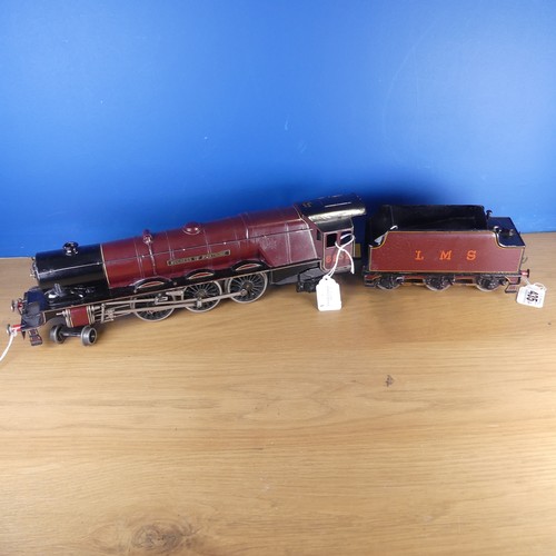 2 - Bassett-Lowke ‘0’ gauge 3-rail electric LMS 'Duchess of Montrose' 4-6-2 Locomotive and six-wheel Ten... 