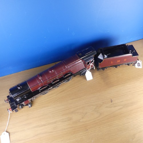 2 - Bassett-Lowke ‘0’ gauge 3-rail electric LMS 'Duchess of Montrose' 4-6-2 Locomotive and six-wheel Ten... 