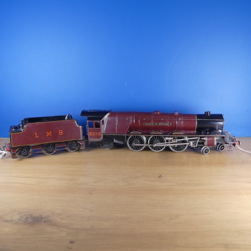 2 - Bassett-Lowke ‘0’ gauge 3-rail electric LMS 'Duchess of Montrose' 4-6-2 Locomotive and six-wheel Ten... 