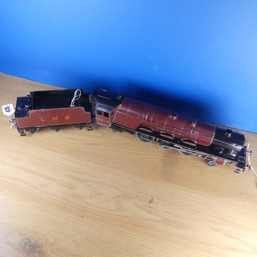 2 - Bassett-Lowke ‘0’ gauge 3-rail electric LMS 'Duchess of Montrose' 4-6-2 Locomotive and six-wheel Ten... 