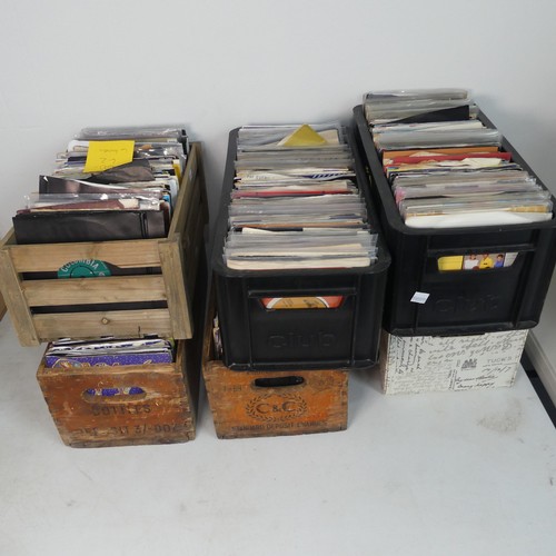 296 - Vinyl Records; A quantity of 7