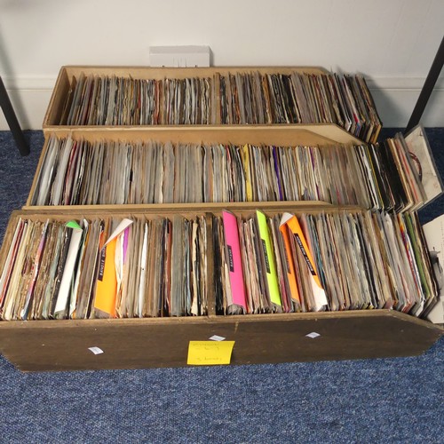 297 - Vinyl Records; A quantity of 7