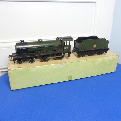 19A - Bassett-Lowke ‘0’ gauge 4-4-0 'Prince Charles’ Locomotive and six-wheel Tender, el... 