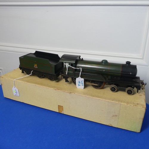 19A - Bassett-Lowke ‘0’ gauge 4-4-0 'Prince Charles’ Locomotive and six-wheel Tender, el... 