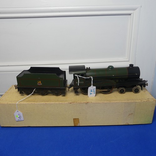 19A - Bassett-Lowke ‘0’ gauge 4-4-0 'Prince Charles’ Locomotive and six-wheel Tender, el... 