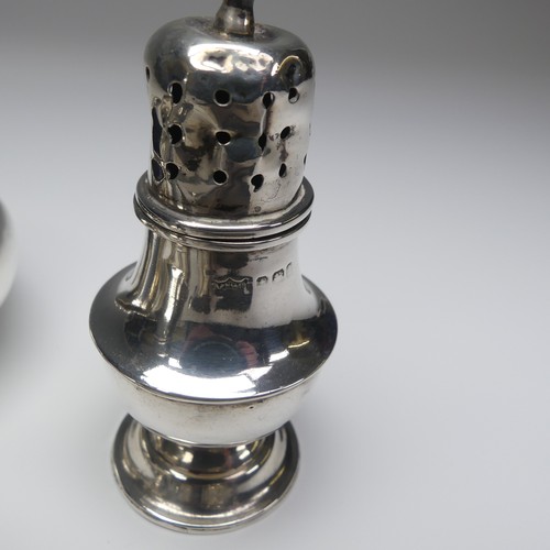 45 - A pair of George V silver open Salts, by Thomas Bradbury & Sons, hallmarked Sheffield, 1930, wit... 