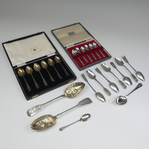 68 - Two early 19thC silver fiddle pattern Table Spoons, one Solomon Royes, 1820, the other Wil... 