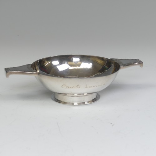 59 - An Edward VIII silver Quaich, by Harman & Co., hallmarked London 1936, of traditional form, the ... 