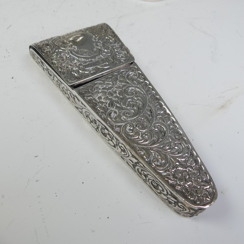 52 - A Victorian silver Sewing Scissor Case, by Cornelius Desormeaux Saunders & James Franc... 