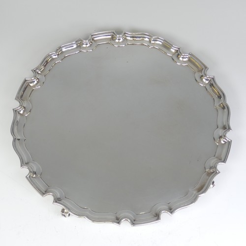 56 - A George VI silver Salver, by Robinson & Co Ltd., hallmarked London, 1940, of circular form... 