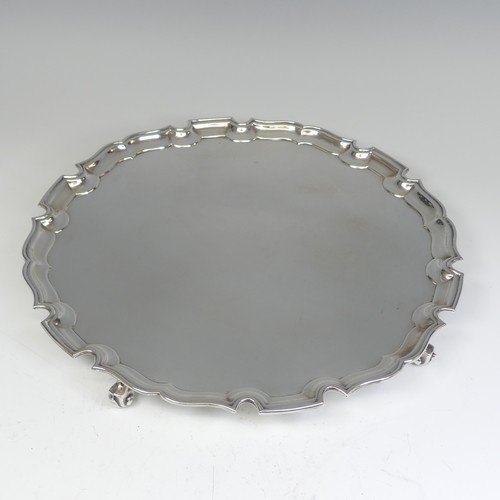 56 - A George VI silver Salver, by Robinson & Co Ltd., hallmarked London, 1940, of circular form... 