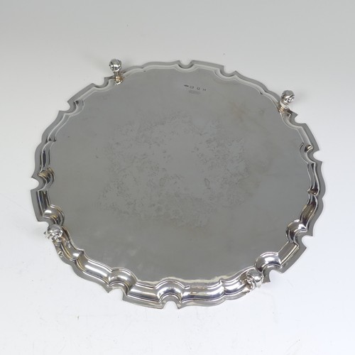 56 - A George VI silver Salver, by Robinson & Co Ltd., hallmarked London, 1940, of circular form... 