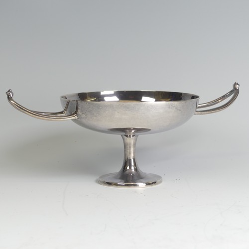 84 - An Edwardian silver pedestal Bon Bon Dish, by Finnigans Ltd, hallmarked London 1909, in the Art Nouv... 