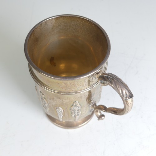 85 - An Edwardian silver Christening Mug, by Sibray, Hall & Co Ltd., hallmarked London 1902, with ins... 