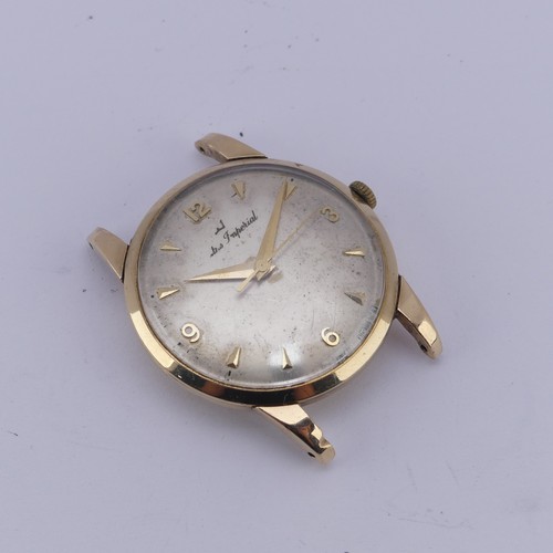 131 - A 9ct yellow gold Smiths Imperial Wristwatch, circa 1960's, the silvered dial with Arabic quarter ma... 