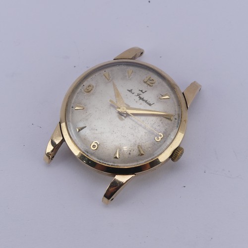 131 - A 9ct yellow gold Smiths Imperial Wristwatch, circa 1960's, the silvered dial with Arabic quarter ma... 