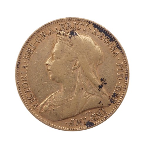 414 - A Victorian gold Sovereign, dated 1899.