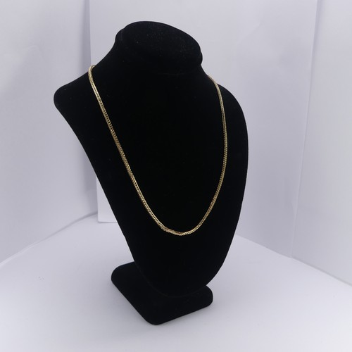 267 - A 14ct yellow gold Chain, with a replacement 9ct gold clasp, 57cm long, total weight 8.7g.... 