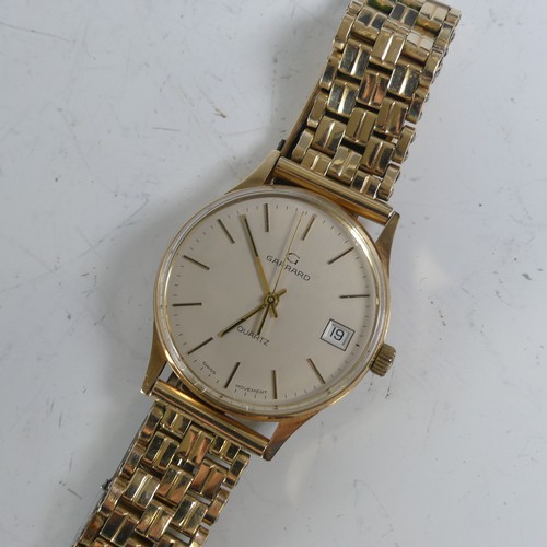 380 - A 9ct yellow gold lady's Baume Wristwatch, with 21-jewels crown wind movement, on a damaged 9ct gold... 