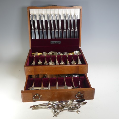 70 - A canteen of 'Heritage' silver plated Cutlery, 12 place setting, as found with losses and addit... 