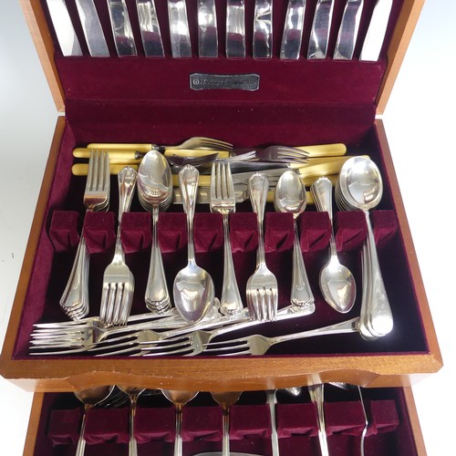 70 - A canteen of 'Heritage' silver plated Cutlery, 12 place setting, as found with losses and addit... 