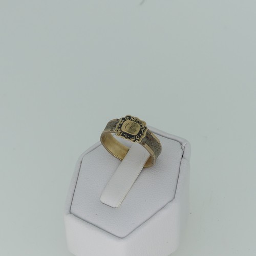 407 - An 18ct yellow gold Eternity Ring, set white pastes, Size M, together with an 18ct gold ring mount, ... 