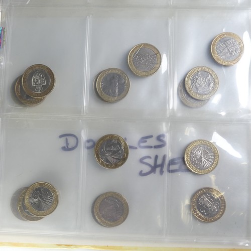 418 - An album of collectable 50p Coins, approx. 78, including 2011 London Olympics football 'Offside Expl... 