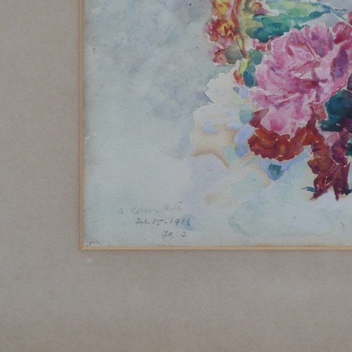 223 - Francis E. James (1850-1920), A pair of ‘souvenir’ interior studies, watercolour, signed, 35.5cm x 2... 