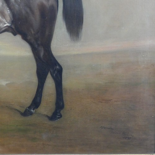 226 - John Ferneley, Senior (British, 1782-1860), Portrait of a dapple-grey horse, oil on canvas, signed, ... 