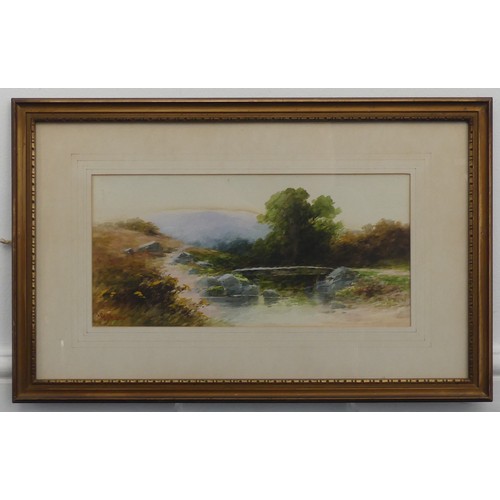 233 - George Shaw (1843-1915), Rural landscapes, watercolour, a pair, signed 