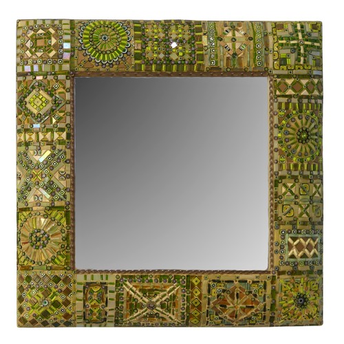 377 - A Murano Glass Mosaic Mirror by Dusciana Bravura, circa 1990, signed on the reverse, Dusciana Bravur... 