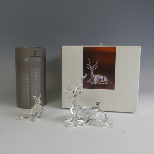 20 - A Swarovski Crystal model of a Kudu, annual edition 1994 'Inspiration Africa', in original box with ... 