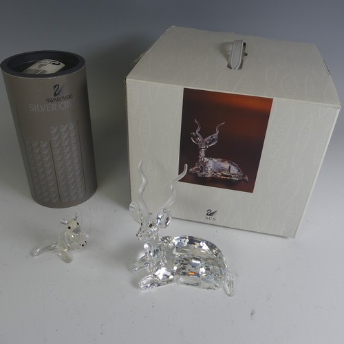 20 - A Swarovski Crystal model of a Kudu, annual edition 1994 'Inspiration Africa', in original box with ... 