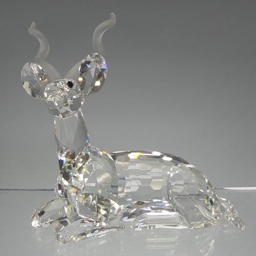 20 - A Swarovski Crystal model of a Kudu, annual edition 1994 'Inspiration Africa', in original box with ... 