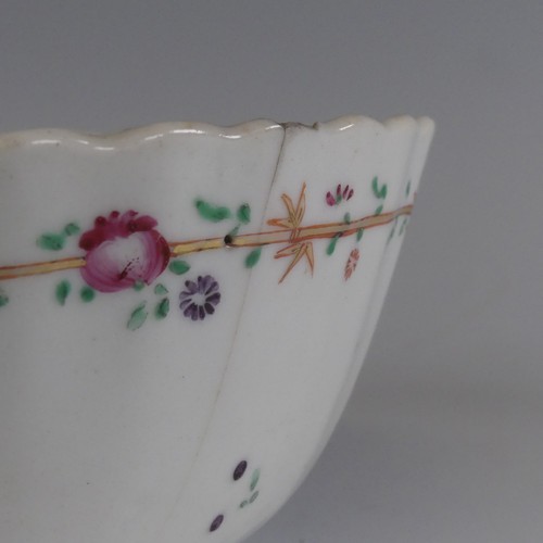 138 - A 19thC Chinese famille rose porcelain Punch Bowl, decorated in colourful enamels to interior and ex... 