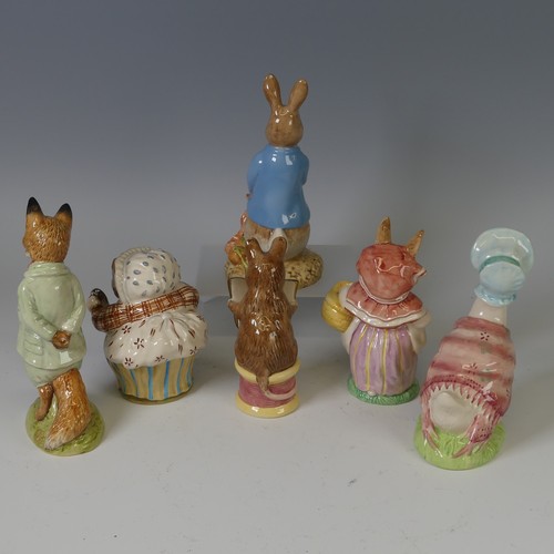 88 - A quantity of limited edition Beswick Ware large Beatrix Potter Figures, to comprise Foxy Whiskered ... 