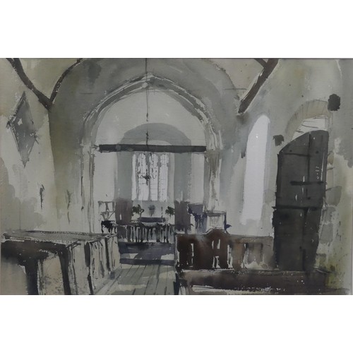 266 - John Hoar (British, b.1947), Honeychurch, Devon, a pair, watercolour, signed and inscribed lower lef... 