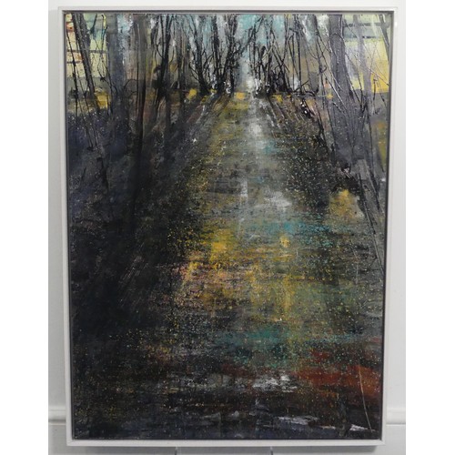 268 - Anthony Garratt (British, b.1979), Coppice Floor, oil and acrylic on canvas, signed and titled verso... 