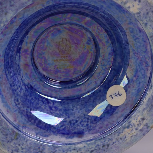 108 - Daisy Makeig-Jones for Wedgwood; a Fairyland Lustre 'Hummingbird' pattern footed Bowl, decorated to ... 