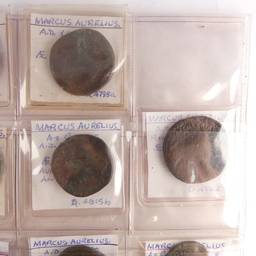 181 - Antiquarian Coins; A collection of bronze Sestertius and Dupondius Coins, from the Roman Imperial Ne... 