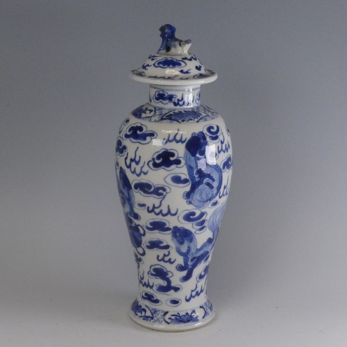 155 - A 19thC Chinese porcelain famille rose Teapot, of cylindrical form with twist handles and foliate fi... 