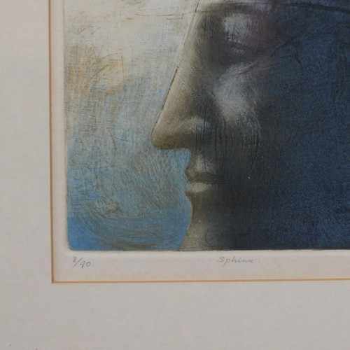 282 - Peter Ford (British, b. 1937), ‘Sphinx’ etching on paper, 8/40, signed, titled and numbe... 