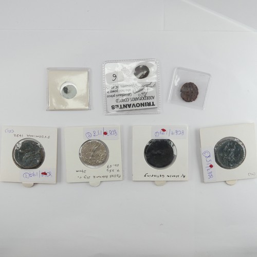 188 - Antiquarian Coins; A quantity of late Roman Republic period Coins, including A Sextus Pompey bronze ... 