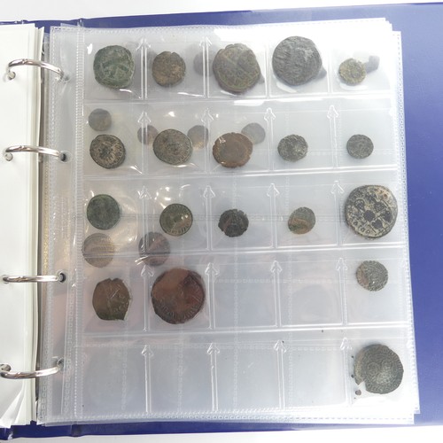 191 - Antiquarian Coins; A catalogued collection of Roman Imperial Coins, mostly 3rd and 4th Century, appr... 