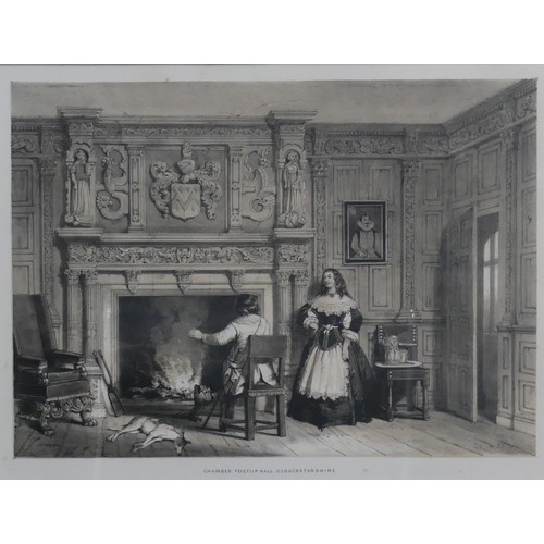 287 - After Joseph Nash (British, 1809-1878), a pair of monochrome lithographs, 