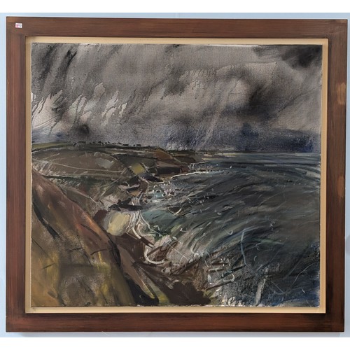 276 - Michael Honnor (British, b.1944), The Sea at Porth Nanven', oil on canvas, gallery label verso, 99cm... 