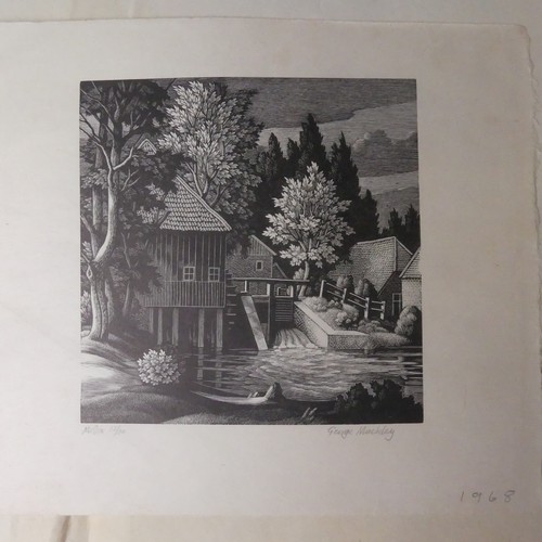 219 - George Mackley RE (1900-1983) Three limited edition wood engravings, each signed by the artist in pe... 