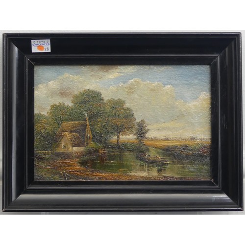 291 - After John Constable (British, 1776-1837), The Hay Wain, oil on canvas, signed 